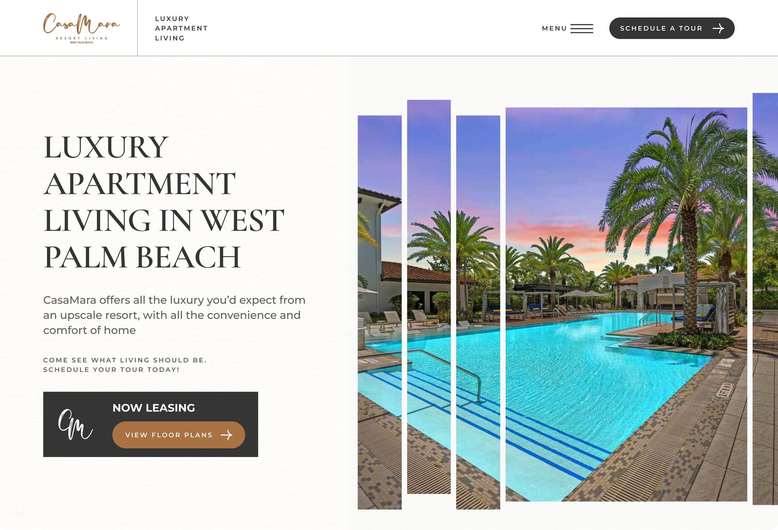 website theme image for CasaMara apartments - site 1